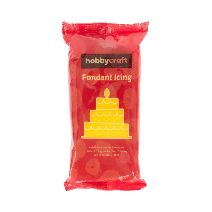 Yellow Fondant Icing 250g Hobbycraft